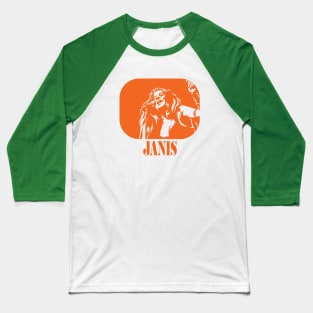 Janis Joplin Tribute Vintage T-shirt Design Baseball T-Shirt